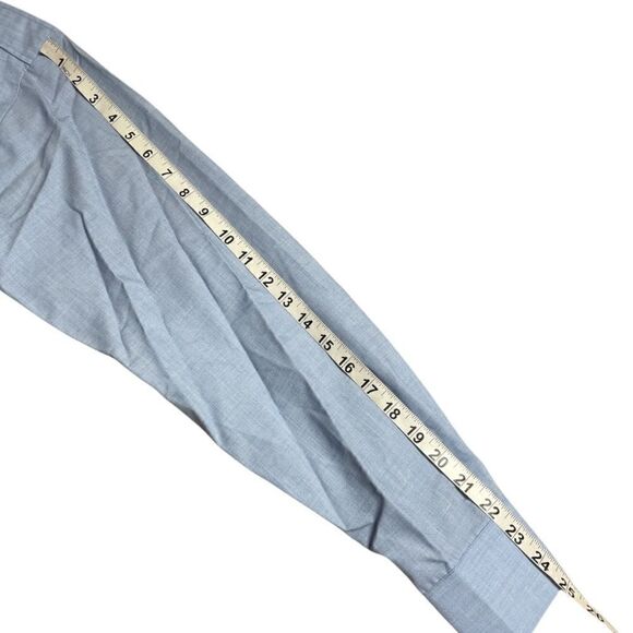 Vintage Textilia Italian pale blue dress  shirt Size 15.5 NWT - Picture 8 of 8